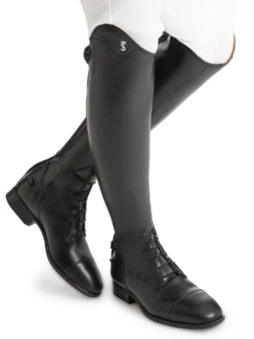 NIB Tredstep Ladies' Black Medici II Field Boots ~ Black ~ Size 36XR